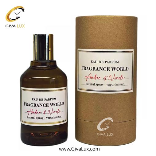  ادو پرفیوم  یونیسکس فرگرنس ورد اورجینال مدل Fragrance World Amber and Neroli | امبر اند نرولی رایحه مشابه  فیکشن زلنسکی اند روزن حجم  80 میل